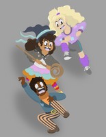 Decline of Western Civilization Character Art, 2022, digital, 8 x 11.5 in.