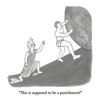 Sisyphus, 2022, 8 x 8 in.