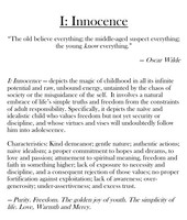 I: Innocence, 2022, type, 8.5 x 11 in.