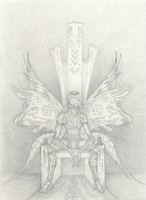 IV: Submission, 2022,  graphite on mixed media paper, 11 x 14 in.