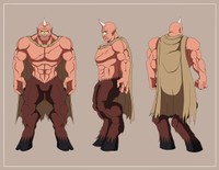 General Gaze Concept Art Turn Around, 2022, To accompany the concept piece a simple turn around, 11x8.5 in.