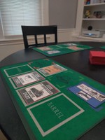 Out-Gunned Mat [View 1], (2023), black neoprene mat with class, blueprint and gun parts active, 11 x 17 in.