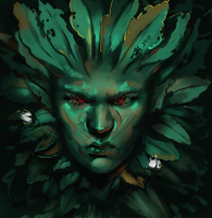 Nature’s Wrath 2018: Inspired by the poem Sir Gawain and the Green Knight. This piece was made in response to mankind's relationship with nature and the repercussions that come with abusing our natural resources.