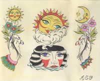 Color II, 2023, ink and gouache on hard pressed watercolor paper, 8x10 in.