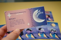 Close-up of the Full Moon Mystery Ticket Card.