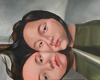 HONORABLE MENTION - Jin Roe (junior), Melting, 2023, acrylic | Belmont High School (Belmont, MA), Teacher: Mark Milowsky