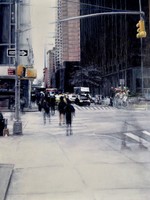 HONORABLE MENTION - Melanie Boria (senior), Hive, 2023, acrylic | Nonnewaug High School (Woodbury, CT), Teacher: Leeza Desjardins