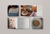 Querida, 2025, lookbook design, 10 x 10 in.