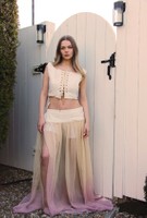 Querida, 2025, Zardoya vest and Serena skirt.