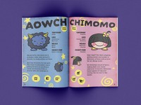 Gosutomo! Guidebook Spread, 2025, digital mockup spread of the booklet, 8.5 x 11 in.