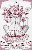 Lotus, 2024, ink on paper with digital type, 11 x 17 in.