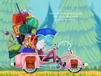 Mountain Girl, 2025, page 8, 11 x 8.5 in.