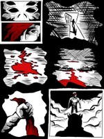 Bakunawa Page 7, 2025, comic book, 9 x 12 in.