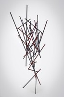 Torrent, 2024, Steel & Paint, 3 ft x 4 ft x 7ft