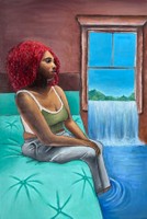 “solitude”, 2024, acrylic on canvas, 36 x 24 in.