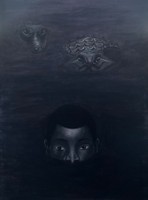 “The Swamp”, 2024, acrylic on canvas, 36 x 24 in.