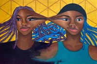 “Mitosis”, 2025, oil on canvas panel, 24 x 36 in.