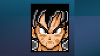 Dodging Dark Hero Sprite Face, 2026, Edited with piskel in google chrome