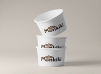 Monkiki, 2026, cups, 3.4 x 2.4 in.