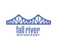 Fall River Waterfront, 2026, secondary logo, 4 x 2 in.