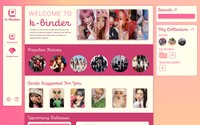 K-binder Homepage, 2026, k-binder homepage preview