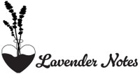 Lavender Notes, 2026, black and white logo