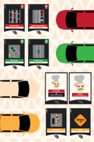 Piece of Life Cars and Cards, 2026, 4 cards & 4 car designs