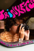 Trinkets Poster: Pink & Blue Variant, 2026, another poster for the Trinkets brand showcasing some of the products that come in the mystery box, 8.5x11 in.
