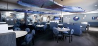 Neptune’s Orbit Restaurant & Bar, 2024, dining area rendering during day
