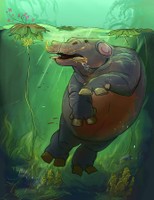 Buphotomos, 2025, procreate painting, 8.5 x 11 in.