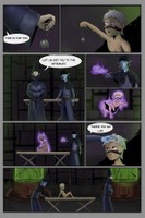 Nullborn Page 3, 2026, Digital illustration of page three of Nullborn, 6 x 9 in.