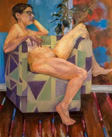 Kate Anna Flora, 2026, oil on panel, 48 x 60 in.