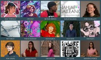 screenshot of a selection of student thumbnail images on exhibition site