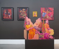 Sarah Valinezhad, View of artist’s studio, 2026