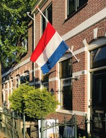 Dutch Remembrance Day Flag Amsterdam