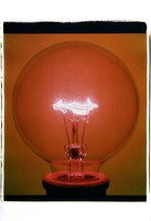 Light Bulb 003ROGd, 2007, 20 X 24 Polaroid Print, 31 x 22 inches, Unique.