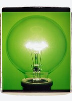 Light Bulb 014Gh, 2007, 20 X 24 Polaroid Print, 31 x 22 inches, Unique.