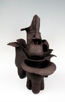 Untitled 521, 2021, hand-built ceramic, 24 x 21 x 26 inches