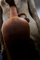 Heart Full of Water (detail), 2023, Ceramic vessel, 8 x 7 x 15.5 in.