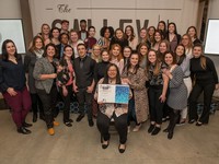 The IAD gang congratulating Haley! 