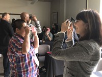 Audiences are immersed in New Bedford historic Abolition Row. 