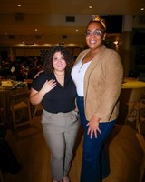 Female UMassD students at the FDUH alumni dinner