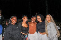 Female students enjoying the Leadership Retreat