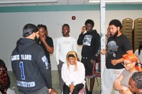 Students engaged in an activity on the FDUH Leadership Retreat