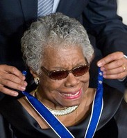U.S. president Barack Obama presenting Angelou with the Presidential Medal of Freedom, 2011