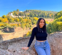 Glendalis De La Cruz pictured in Seville, Spain