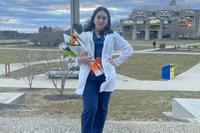 CNHS student gets white coat