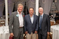 UMassD Justice Bridge Director, Len Zandrow, John Quinn, Assistant Dean of UMass Law and Chancellor Fuller