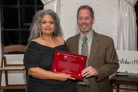 Yvonne Tobey, Building Pathways South and Jim Pimental, Organizer, Bricklayers and Allied Trades