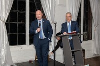 International President of the Teamsters, Sean O'Brien and Business Manager, George Belanger